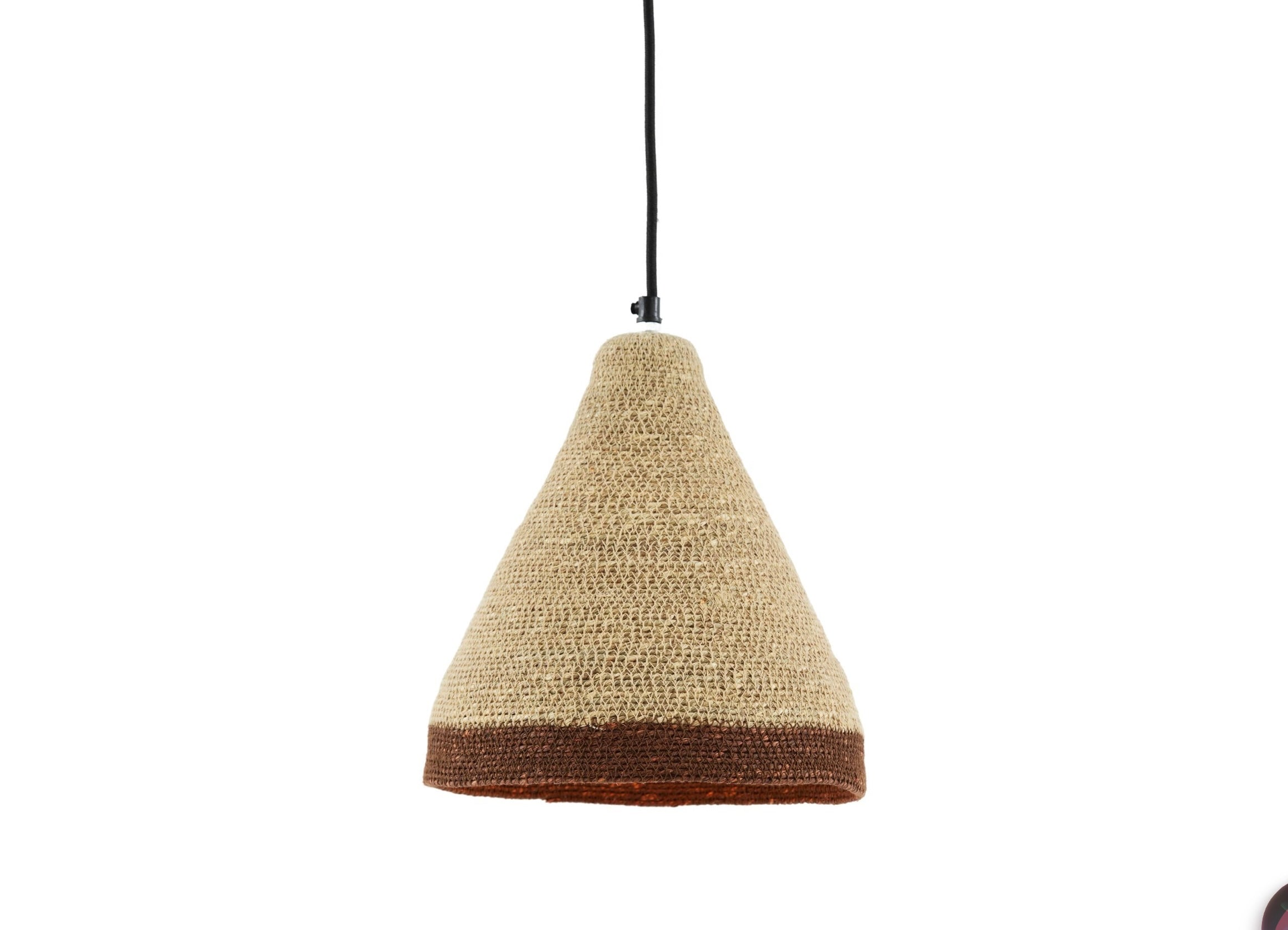 Brescia seagrass ceiling pendant
