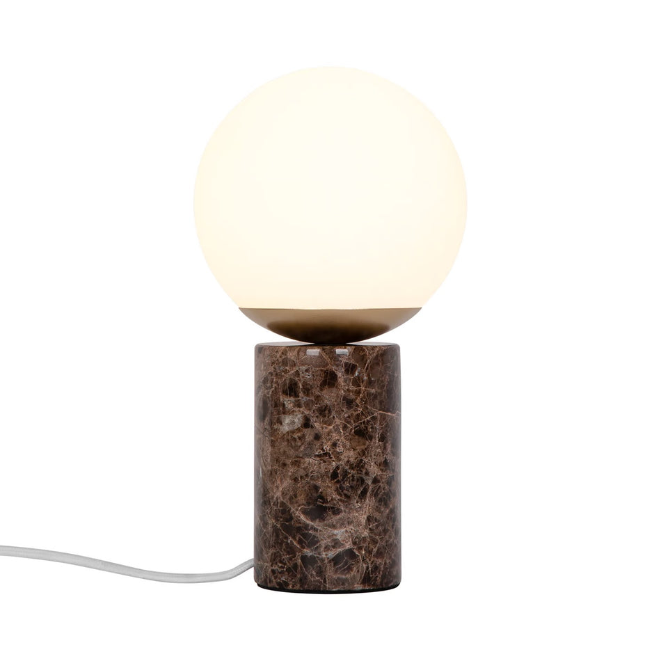Lilly Marble E14 Brown Table lamp