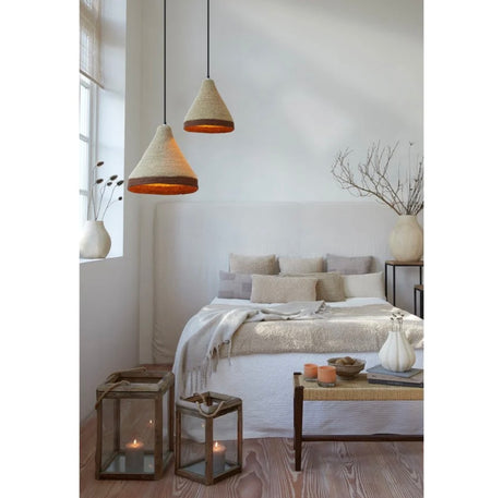 Brescia seagrass ceiling pendant