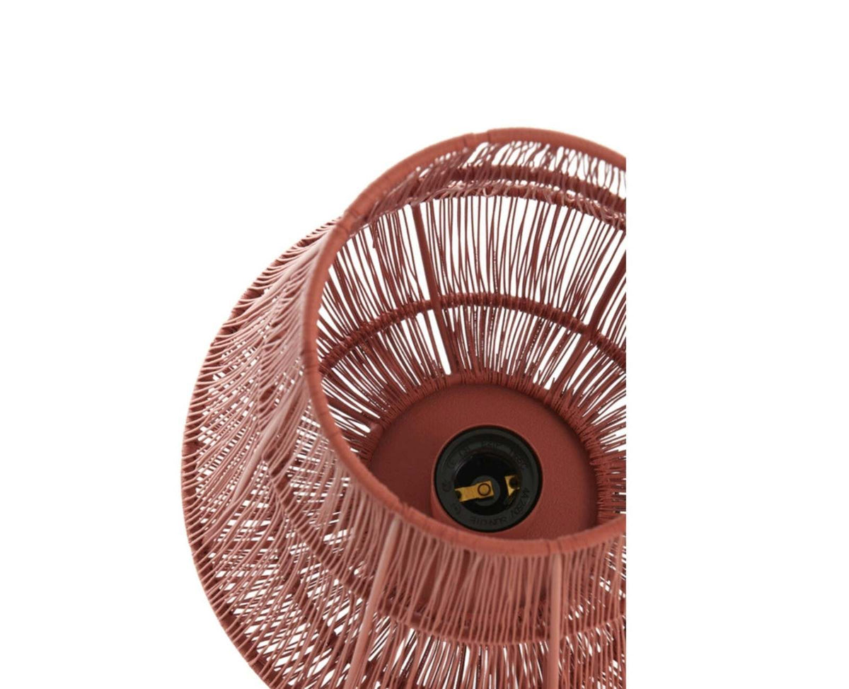 Table lamp Ø24x33 cm BANJAR brick red