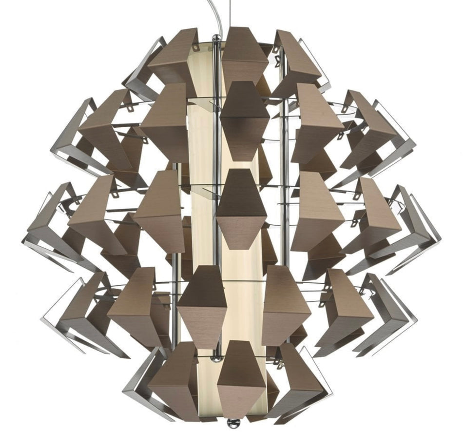Falcon Contemporary LED Ceiling Pendant Light In Bronze Finish FAL8663