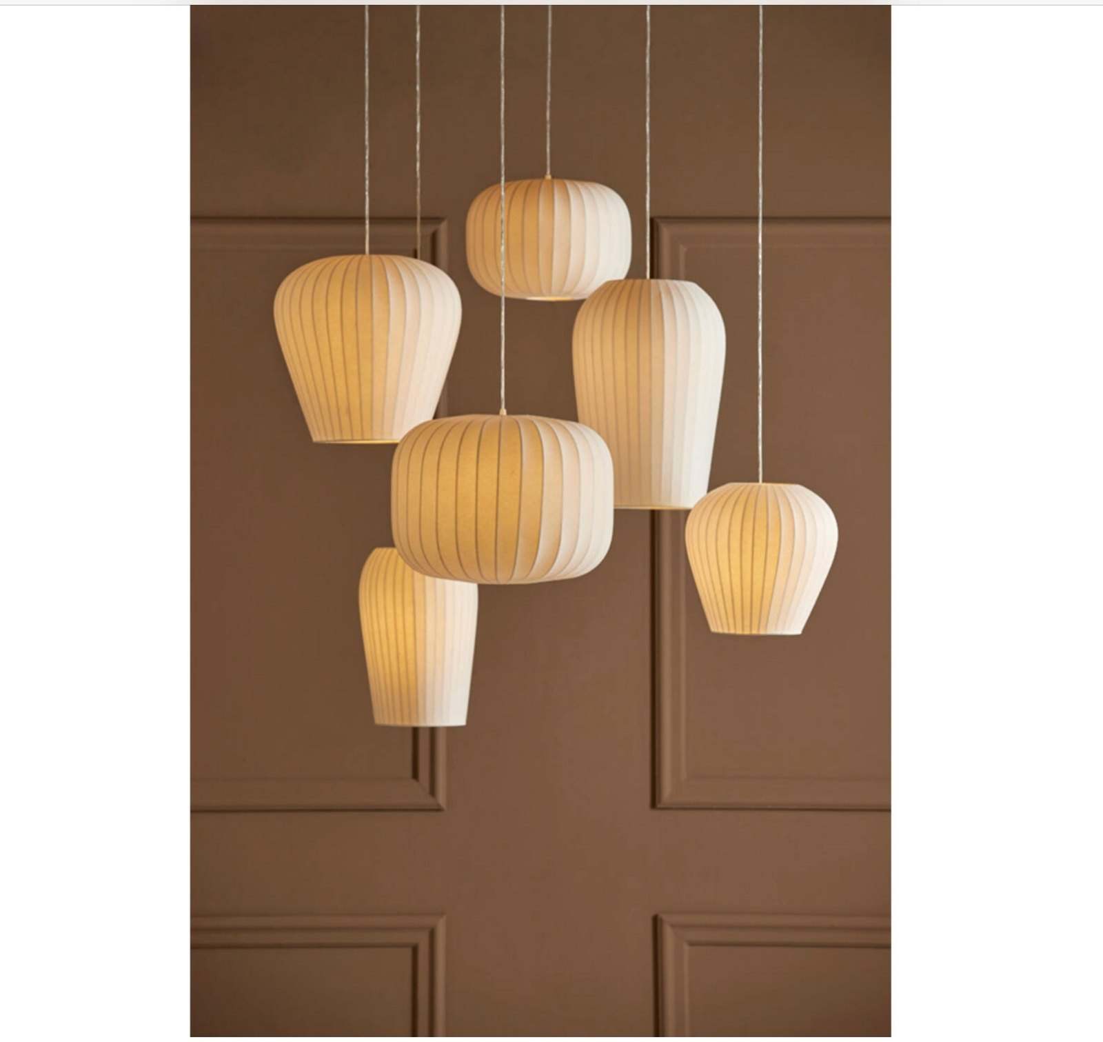 LEXA white ceiling pendant