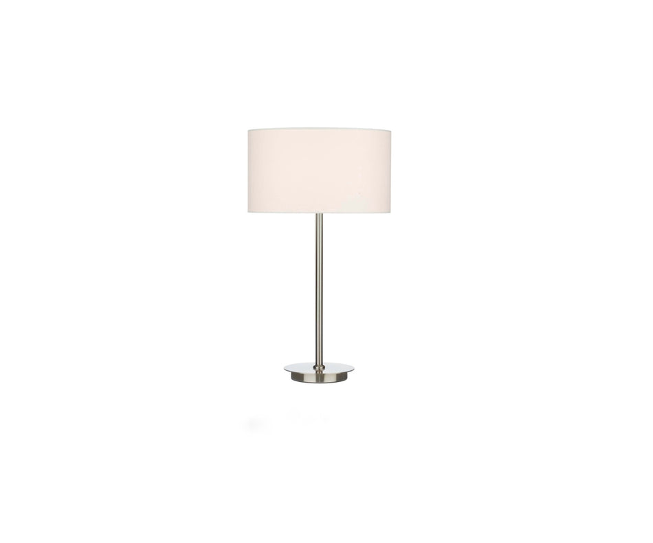Tuscan Table Lamp Satin Chrome Base Only