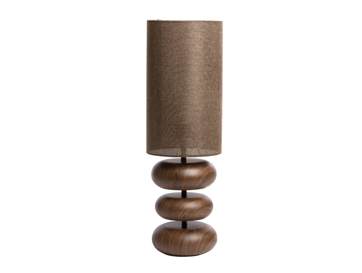 Table lamp Ø22x67,5 cm DANIALO wood print