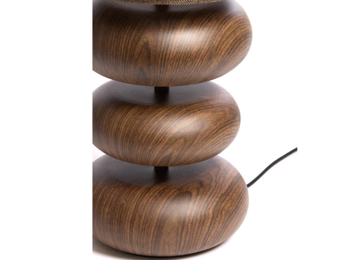 Table lamp Ø22x67,5 cm DANIALO wood print