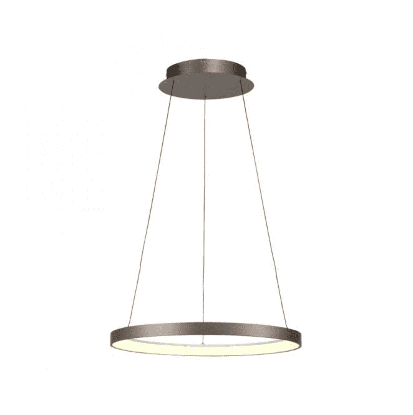 Brown LED pendant light, height adjustable, dimmable memory function