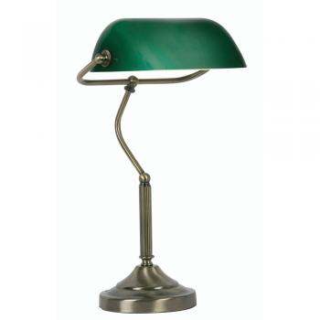 Tl 180 Ab Bankers Lamp Antique Brass