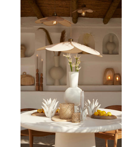 Hanging pendant lamp Ø30,5x9 cm FYANO sand