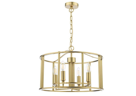 Myka 4 Light Pendant Brushed Bronze
