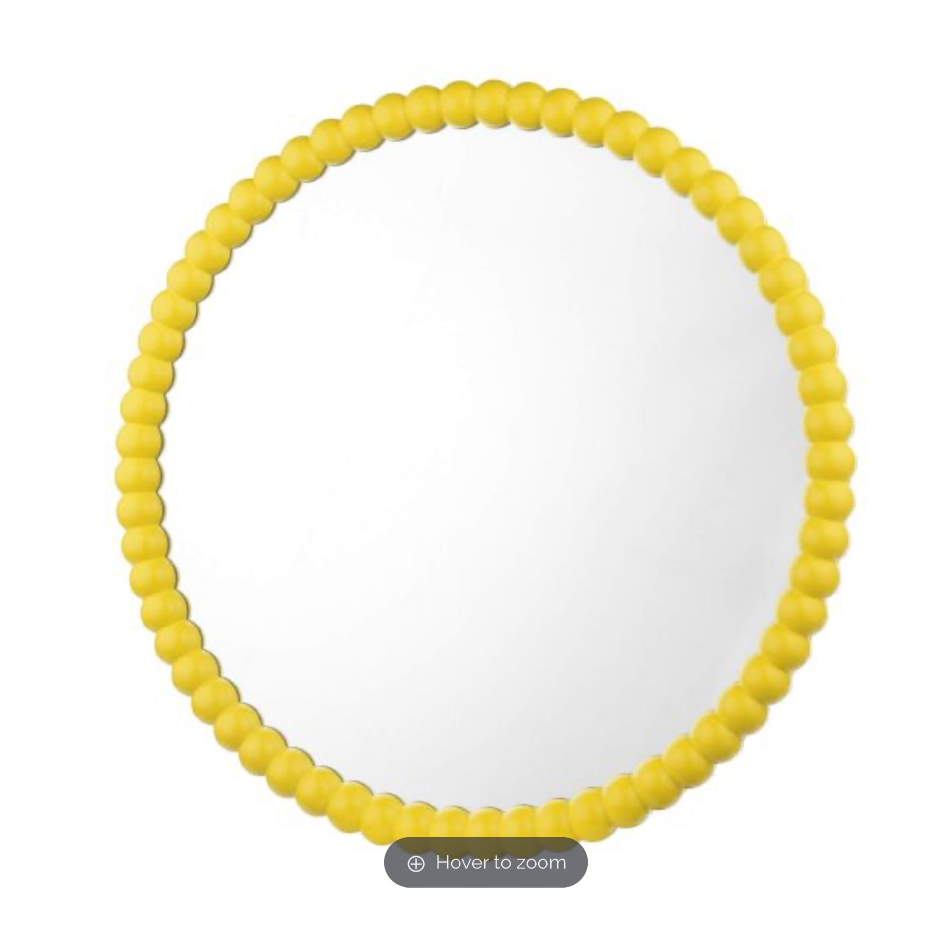 Ruan Round Mirror Yellow 70cm