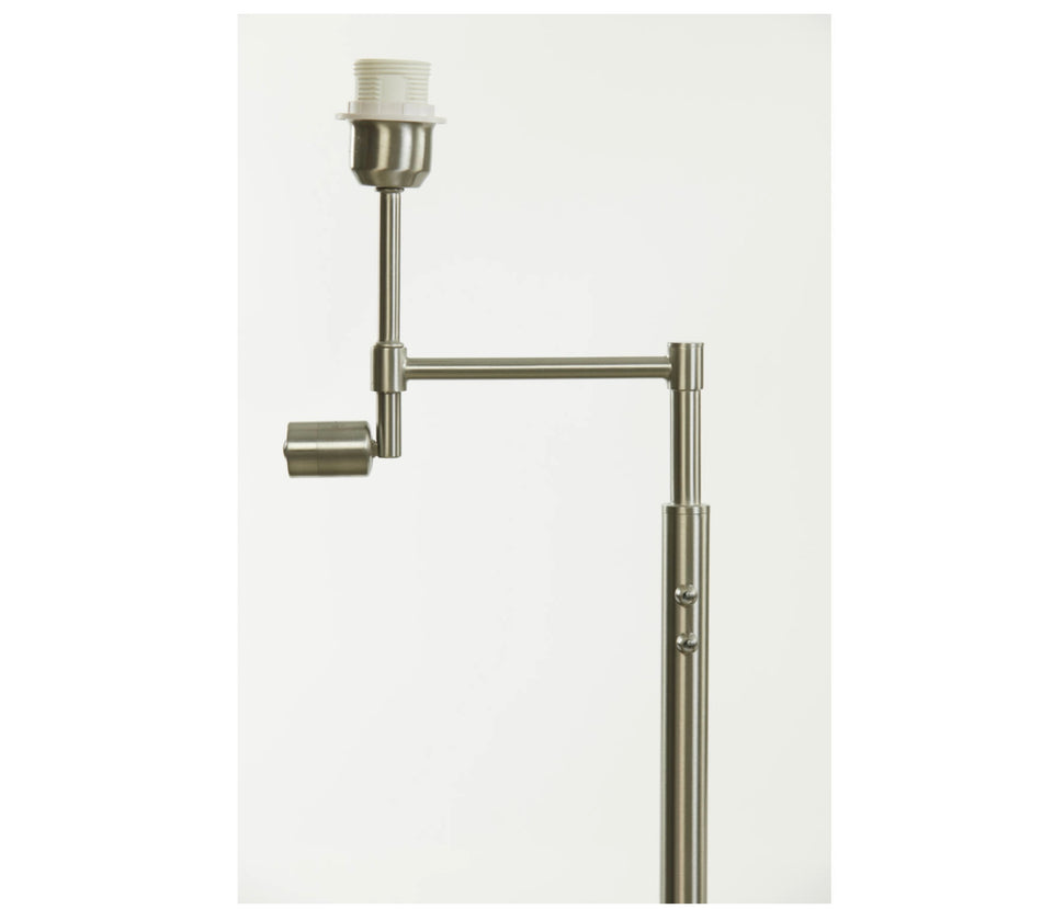 MONTANA floor lamp nickel satin with LED