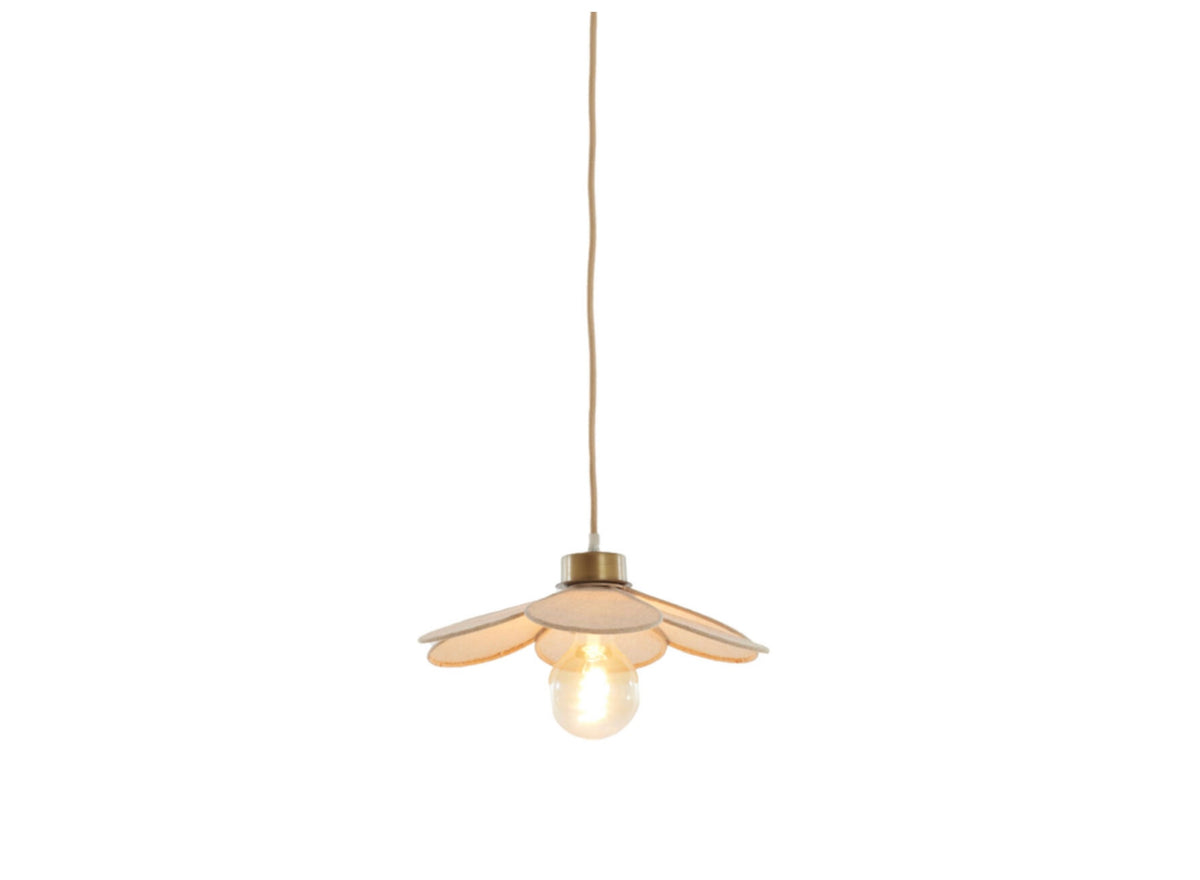 Hanging pendant lamp Ø30,5x9 cm FYANO sand