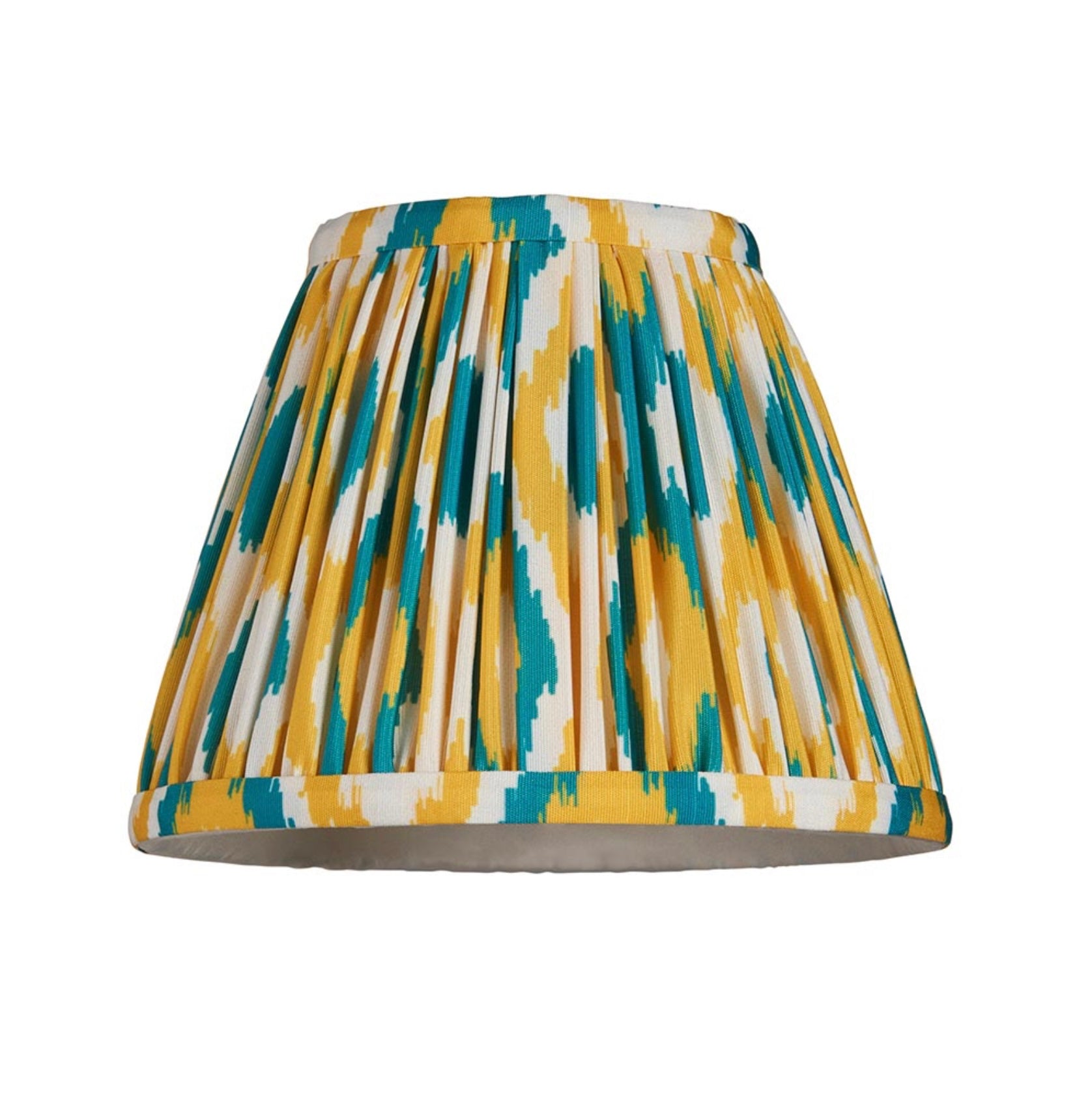Burley Rechargeable Wall light & Ikat Yellow Jade shade 16cm shade