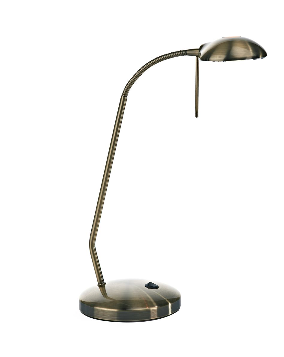 Journal Task Table Lamp Antique Brass