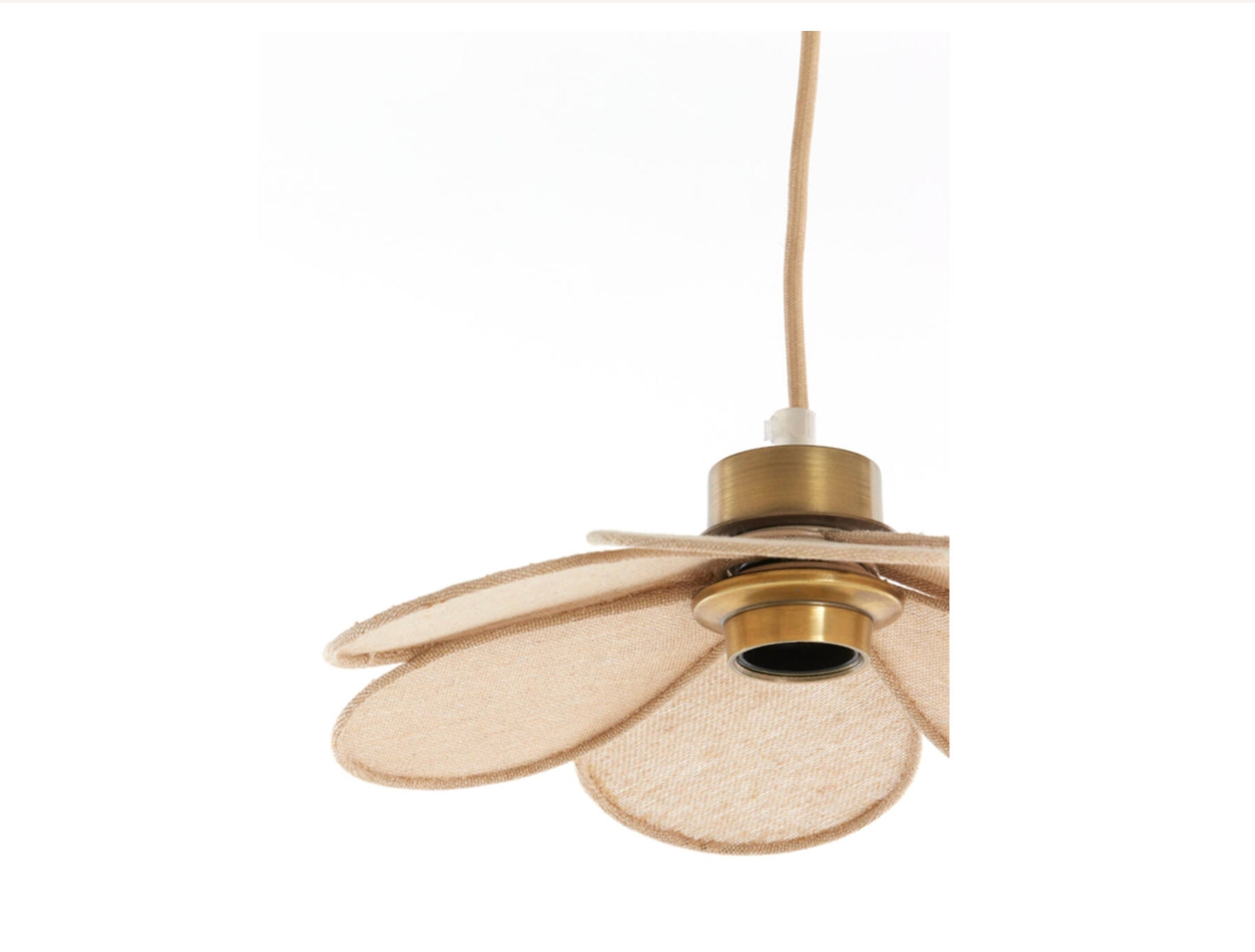 Hanging pendant lamp Ø30,5x9 cm FYANO sand
