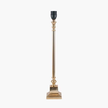 Claudius Gold Metal Stick Table Lamp