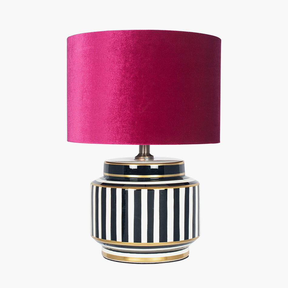 Mono Humbug Black and White Small Table Lamp