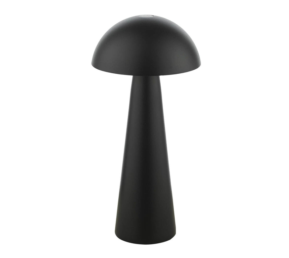 Lyle Rechargeable Outdoor Table Lamp Matt Black LED IP54