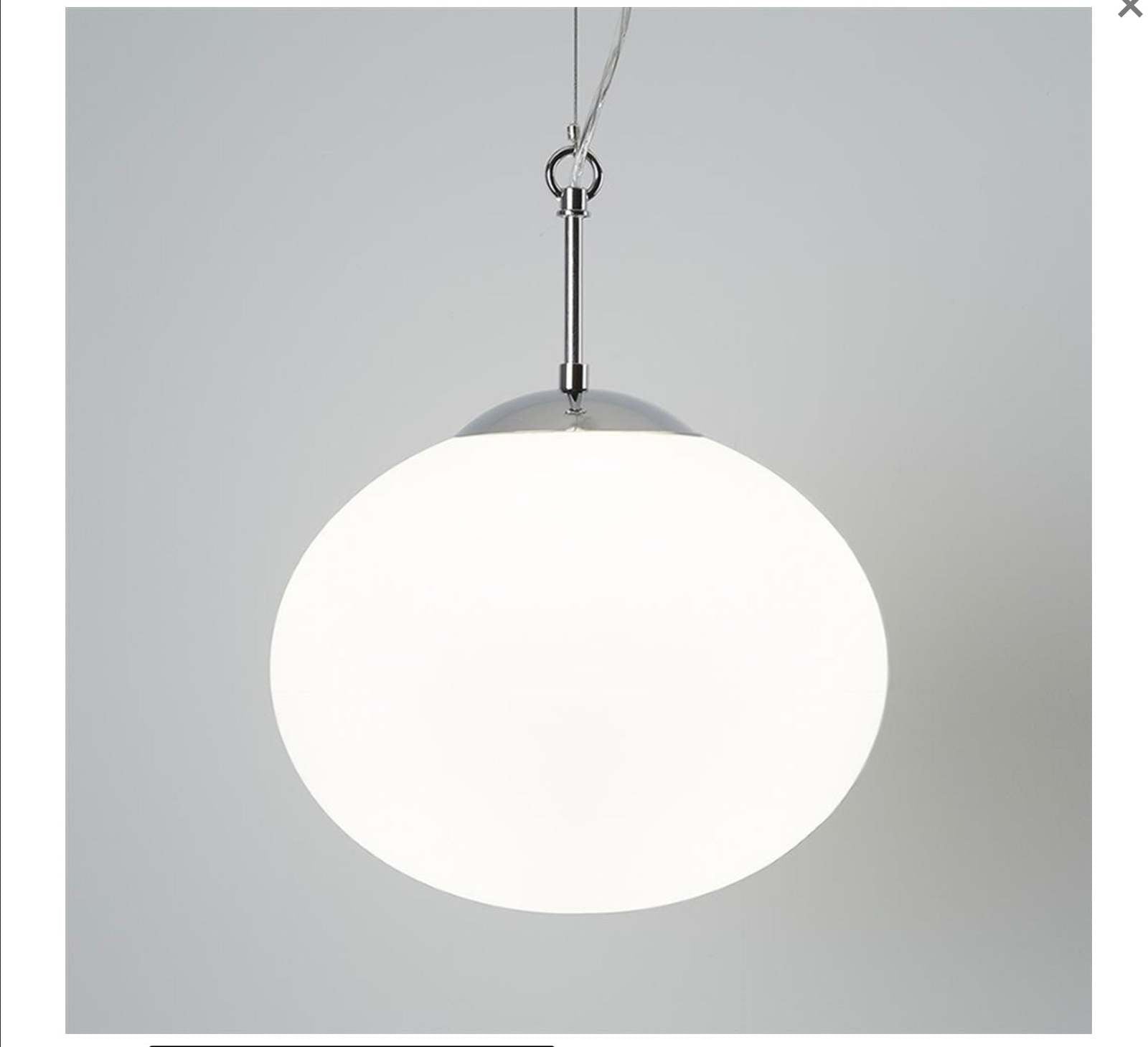 Oval Pendant Ceiling light 25cm