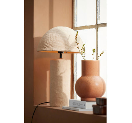 Table lamp Ø30x48 cm QAZU light terra