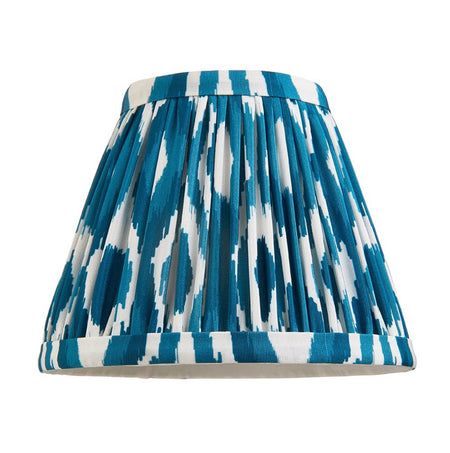 Burley Rechargeable Wall light & Ikat 16cm Marlin blue shade