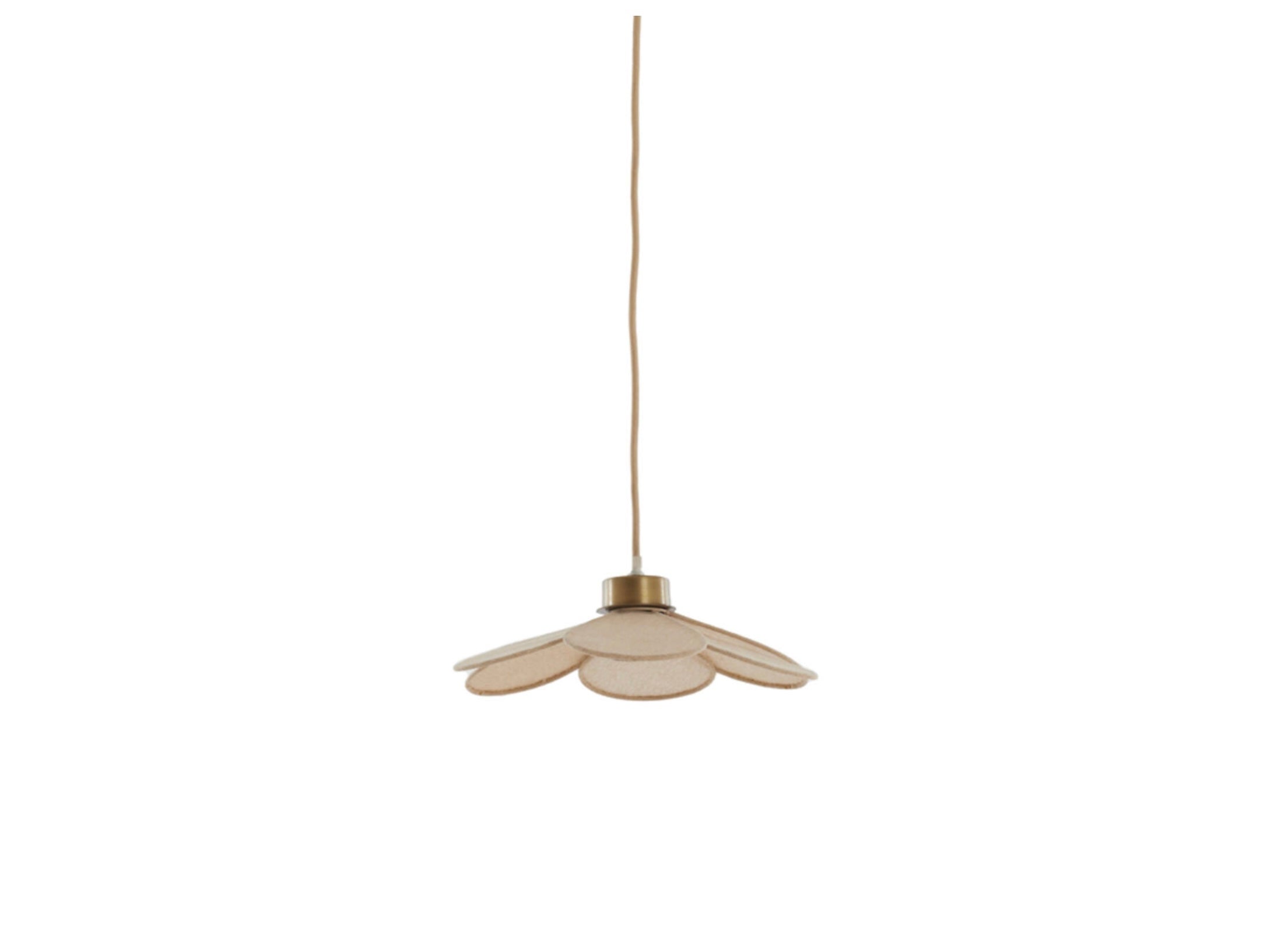 Hanging pendant lamp Ø30,5x9 cm FYANO sand