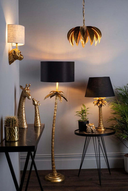 Cara 1 Light Pendant Antique Gold