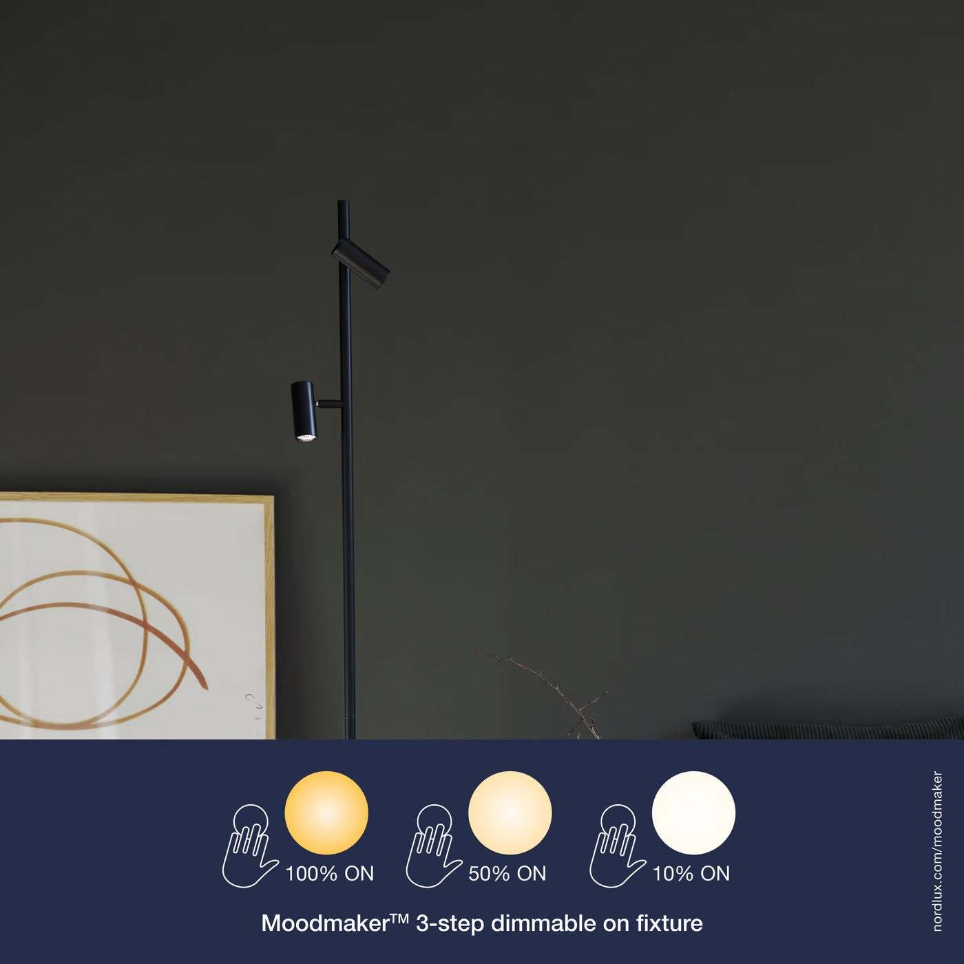 Omari Floor lamp Black