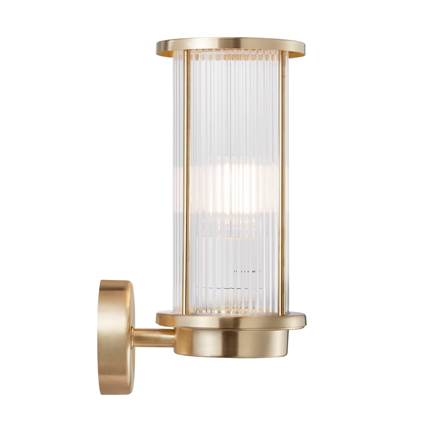 Linton Brass Outdoor Exterior Wall light