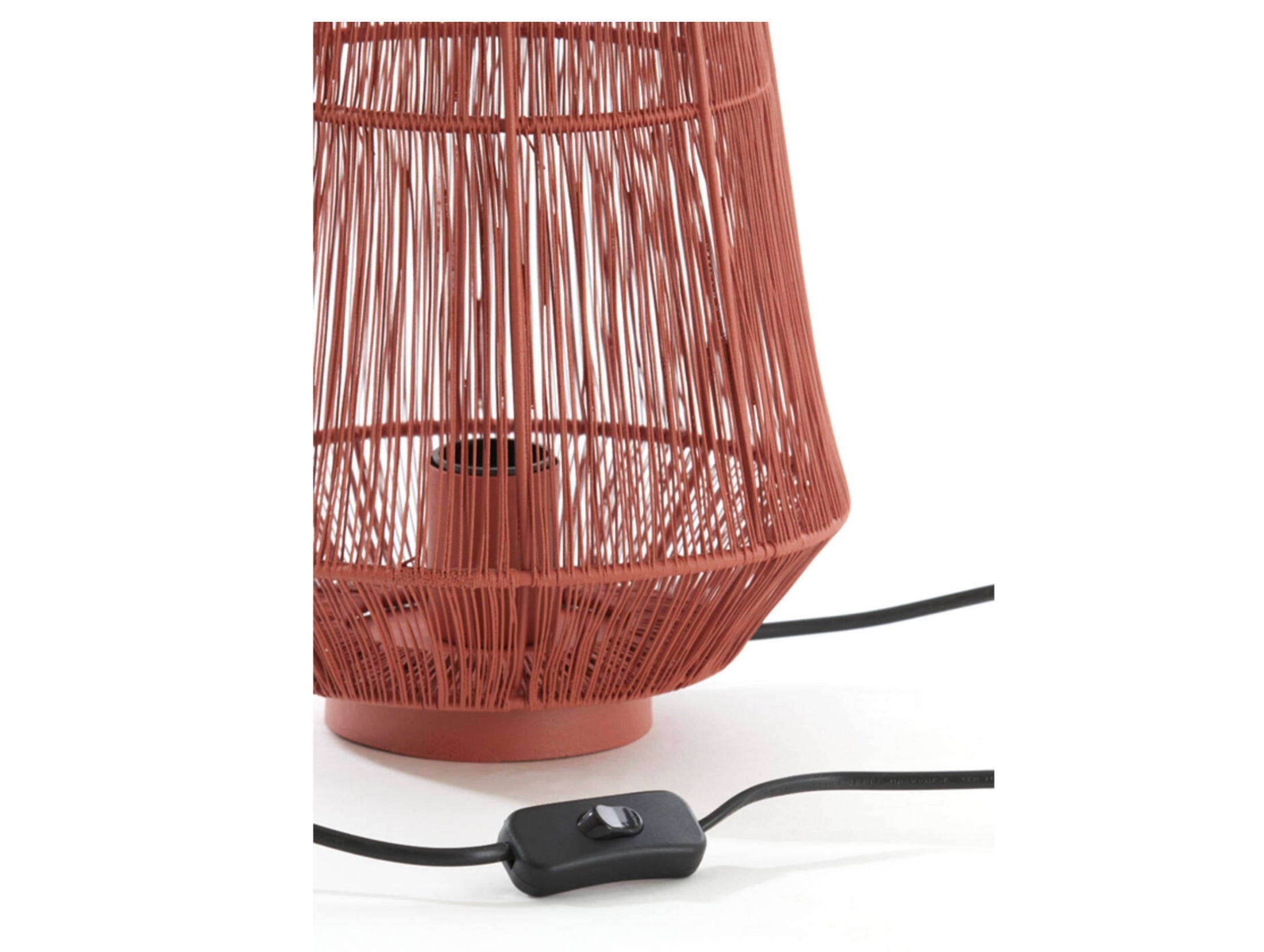 Table lamp Ø24x33 cm BANJAR brick red
