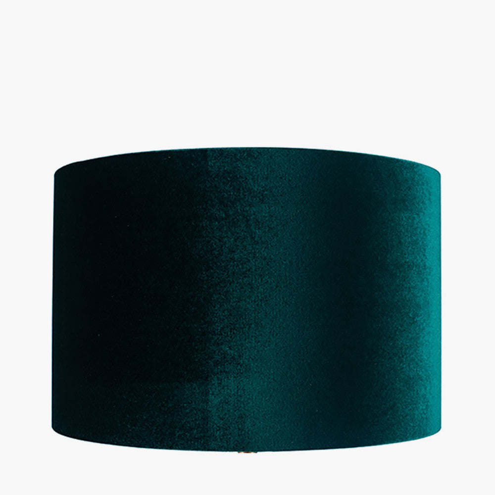 Bow 45cm / 18 inch Forest Green Velvet Cylinder Shade