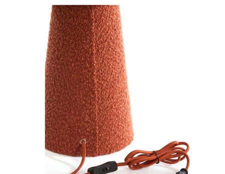Table lamp Ø20x58 cm MICKY bouclé terra