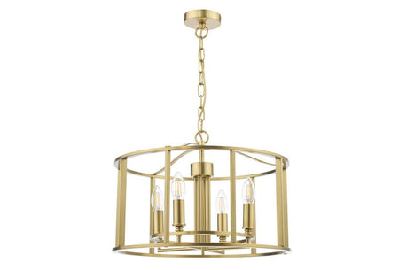 Myka 4 Light Pendant Brushed Bronze