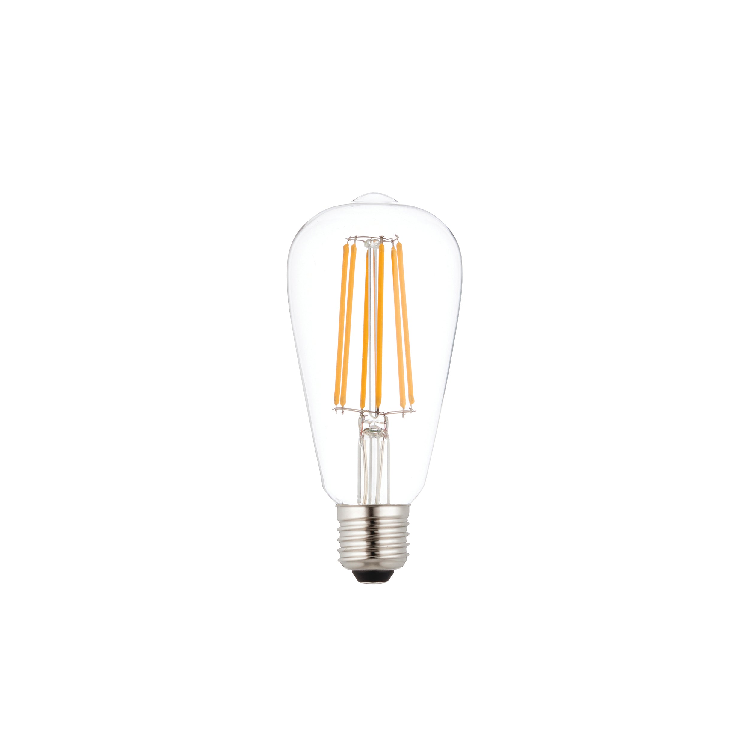 6W CLEAR TEARDROP VINTAGE 2,700K DIMMABLE 750lumen €16