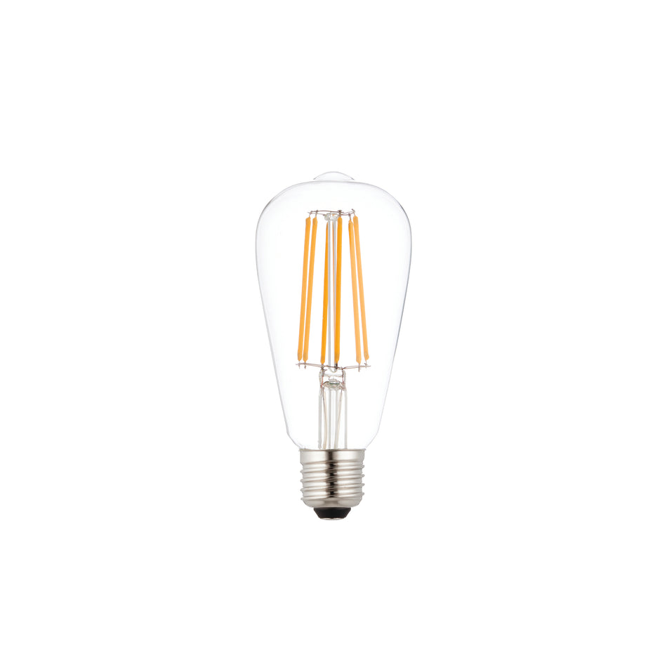 6W CLEAR TEARDROP VINTAGE 2,700K DIMMABLE 750lumen €16