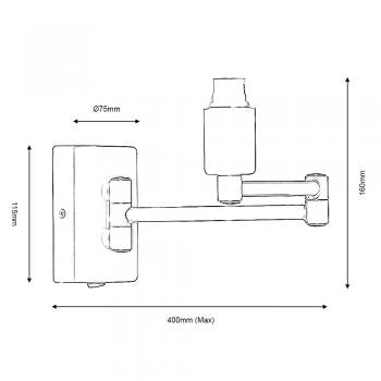 722 Ac Armada Double Swing Arm