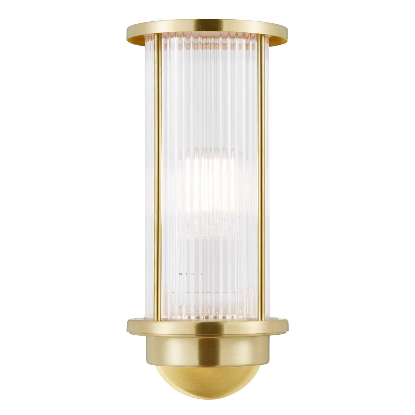 Linton Brass Outdoor Exterior Wall light