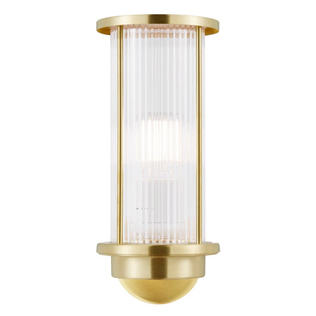 Linton Brass Outdoor Exterior Wall light