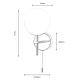 791 Wb Ch - Mani Wall Light Chrome