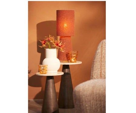 Table lamp Ø20x58 cm MICKY bouclé terra