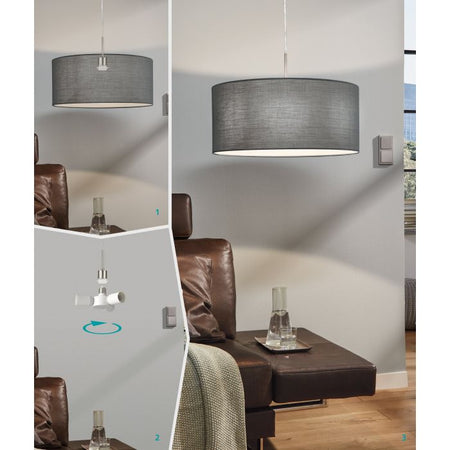 RUEDA E27 3 light converter white