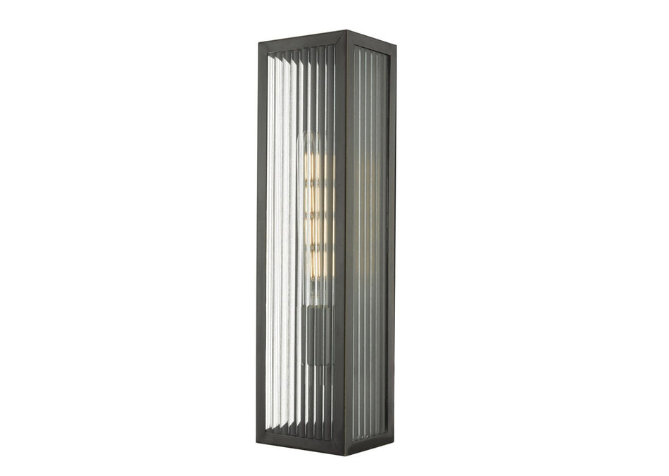 Keegan large Outdoor Wall Light Rubbed Bronze IP44 also suitable for bathrooms