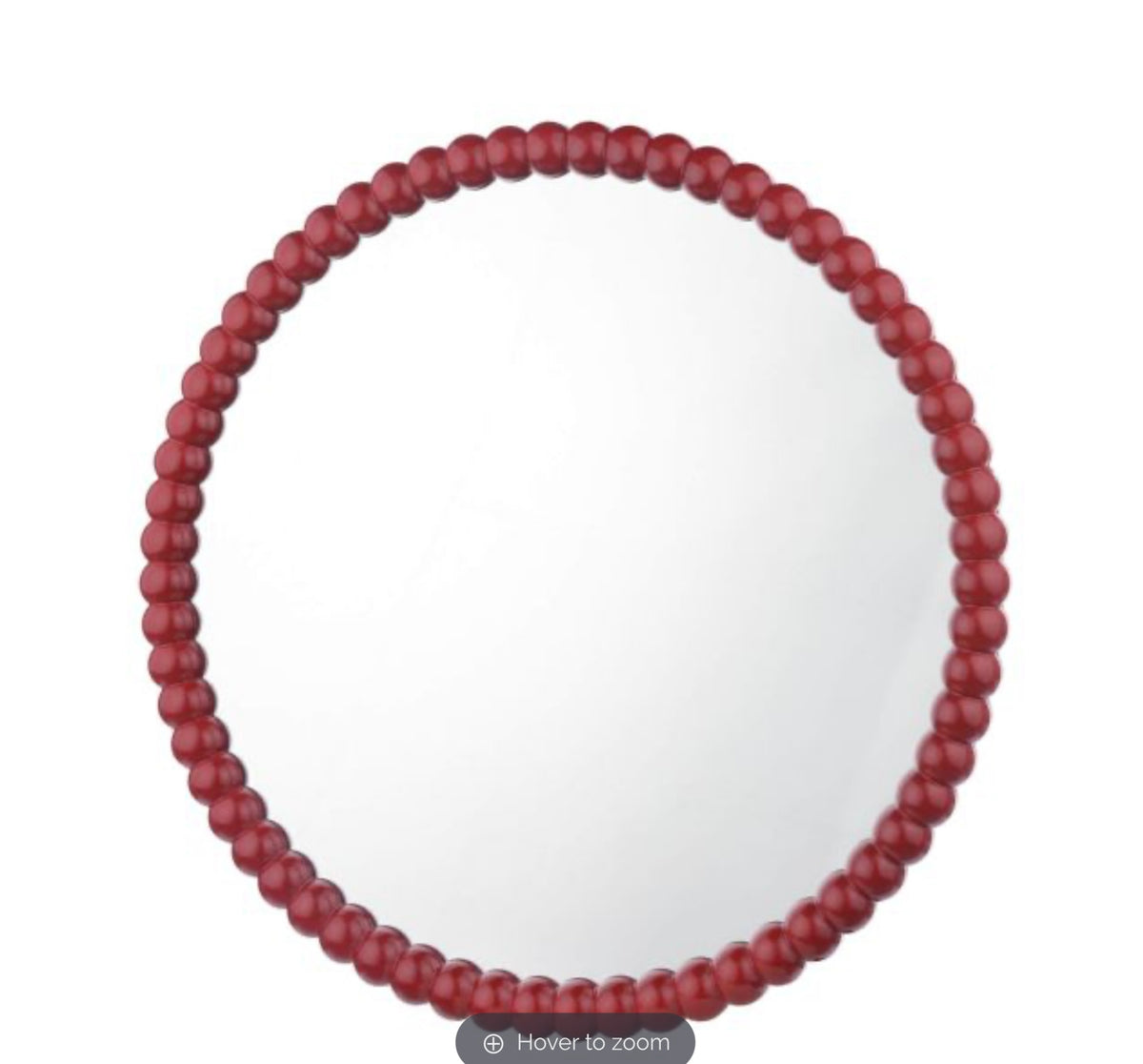 Ruan Round Mirror Red 70cm