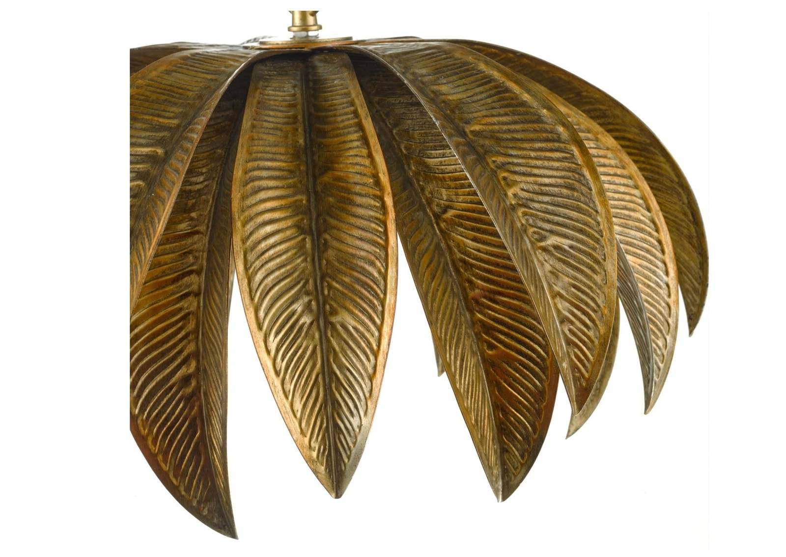 Cara 1 Light Pendant Antique Gold
