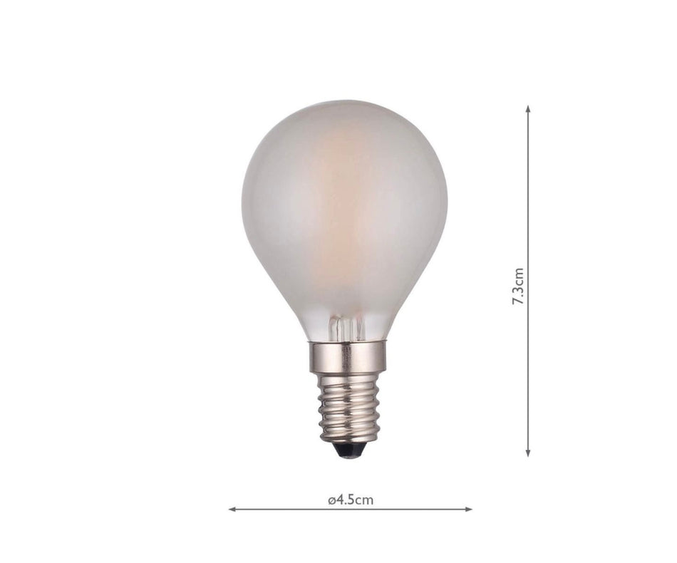E27 Frosted 8w LED filament bulb