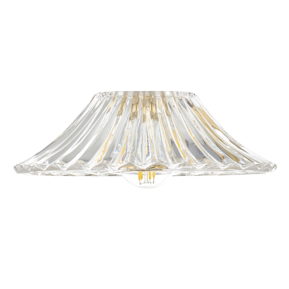 Accessory Easy Fit Clear Flared Glass Shade