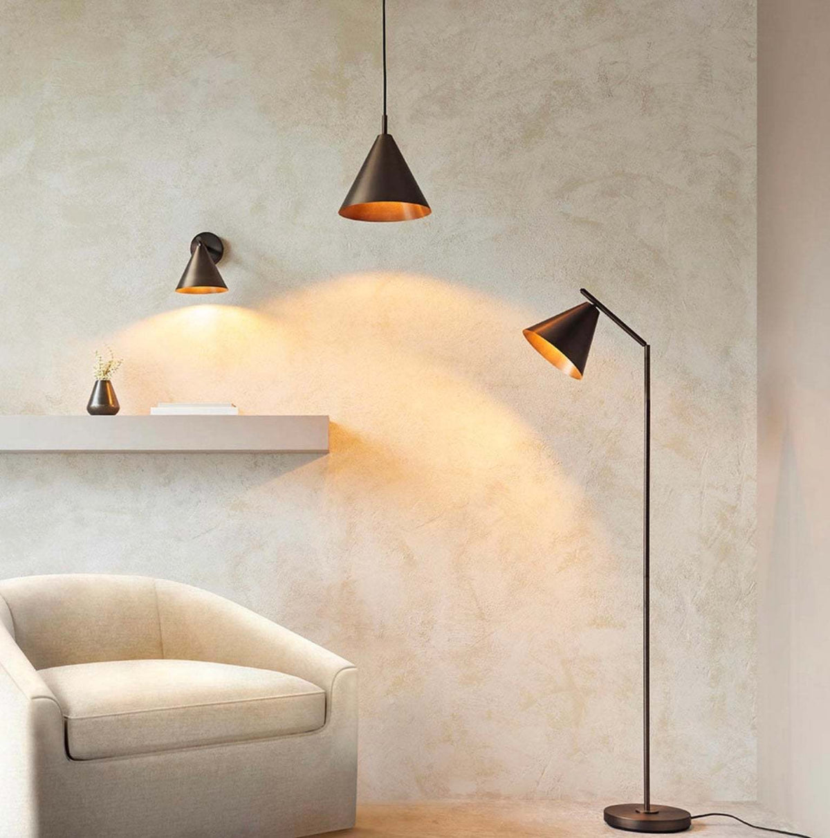 Cape Wall light Antique Bronze