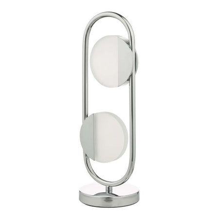 Axelia 2 Light Table Lamp Polished Chrome LED