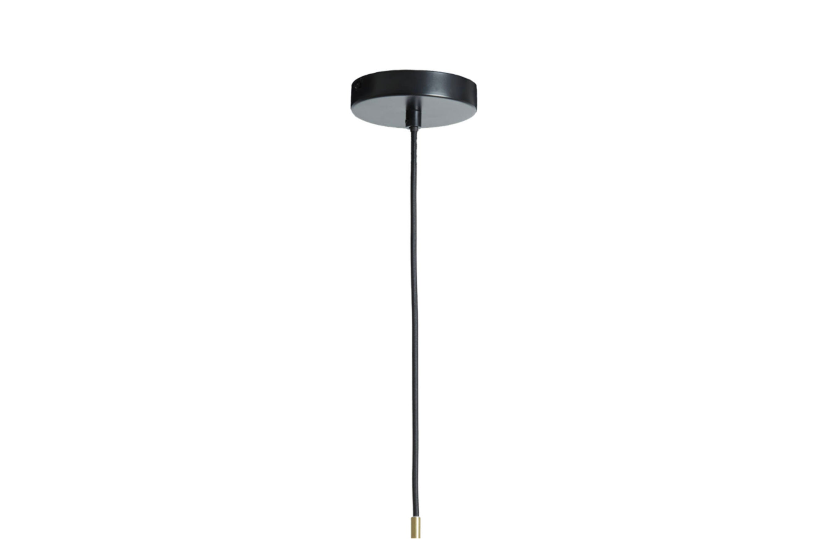 Hanging lamp Ø29,5x21 cm SOLNA antique bronze+smoked glass