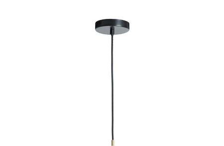 Hanging lamp Ø29,5x21 cm SOLNA antique bronze+smoked glass